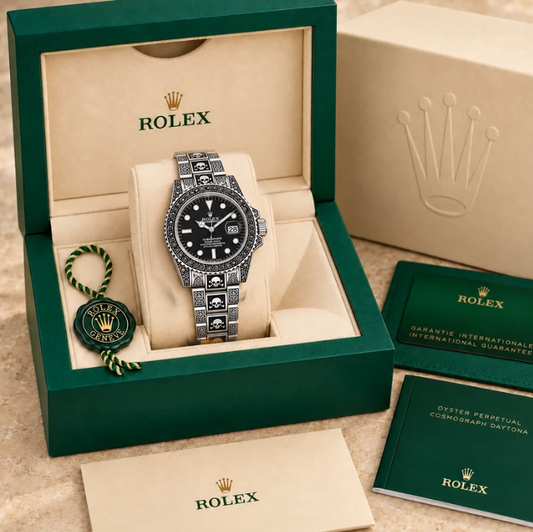Marinus Schmuckstein Silber Schwarz 41mm in grüner Box; Box optional