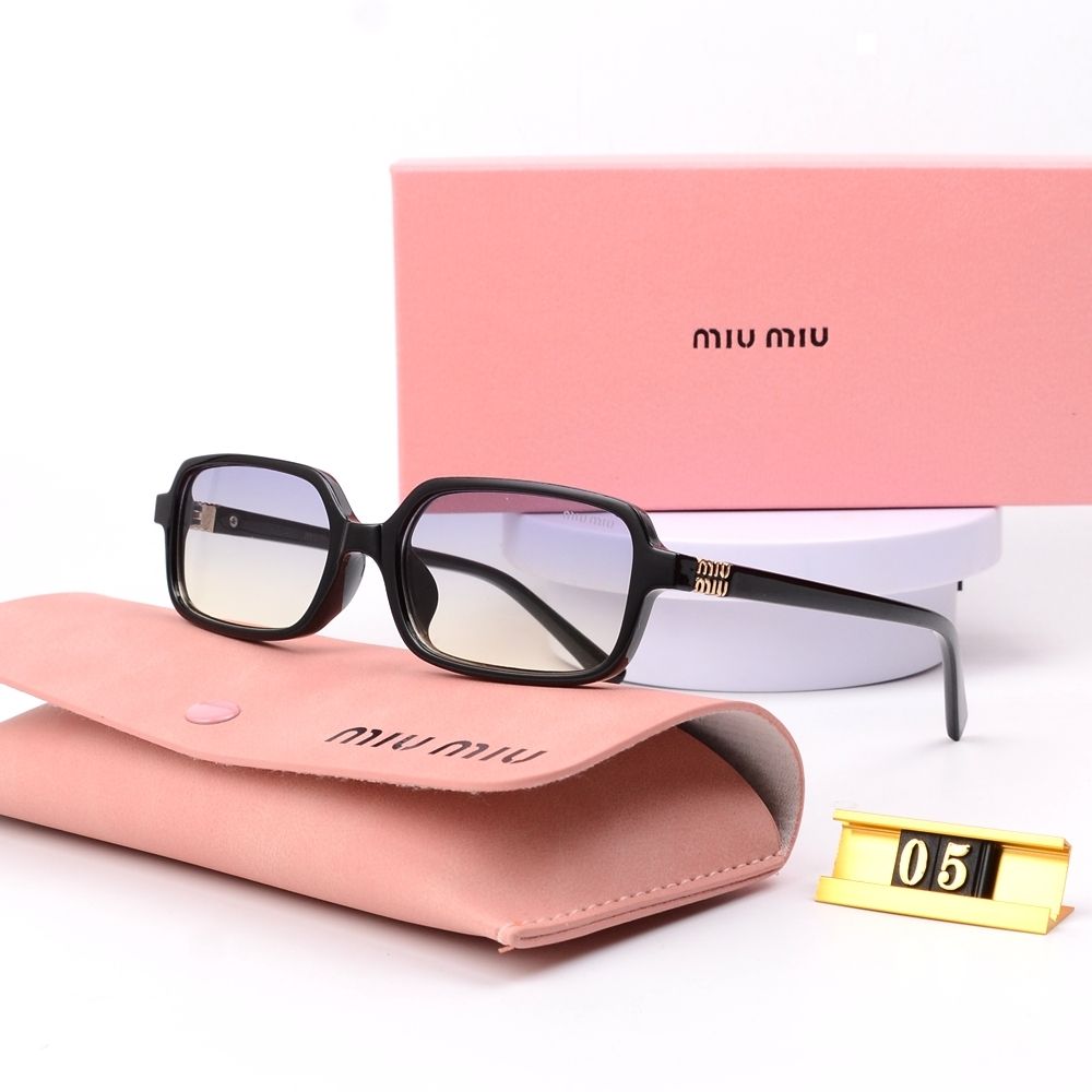 Retro Square-Brille mit Leopardenmuster – Originalansicht
