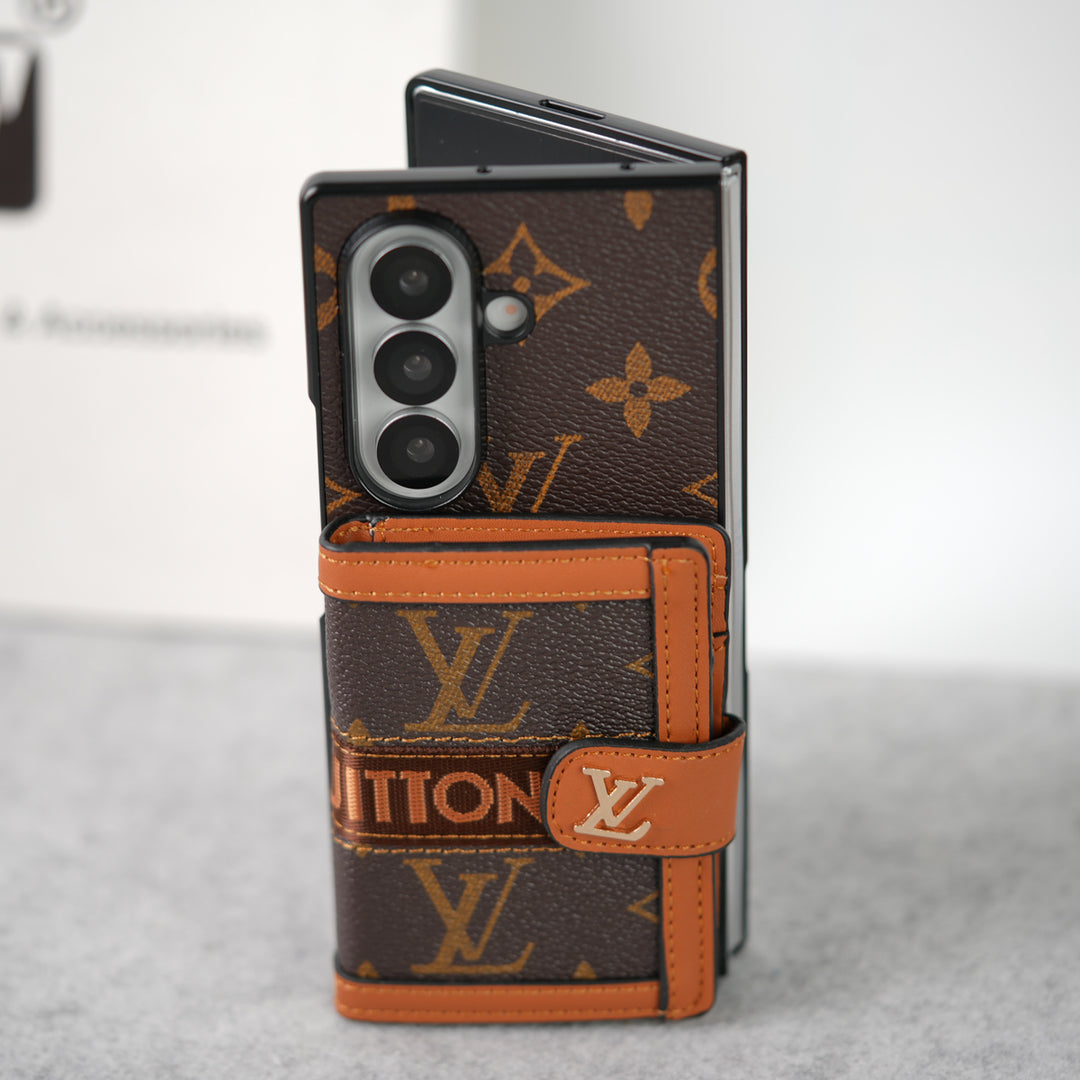Crossbody-Kartenhülle mit Trageriemen für Samsung Z Fold – Originalansicht 3