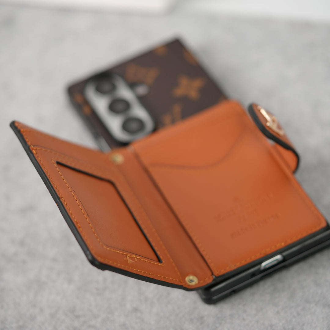 Crossbody-Kartenhülle mit Trageriemen für Samsung Z Fold – Originalansicht 5