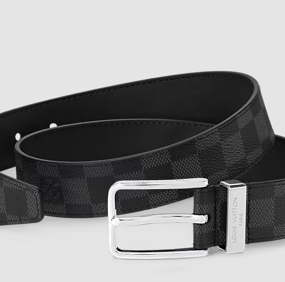 Gürtel Pont Neuf 35 mm Damier Grafite Herren