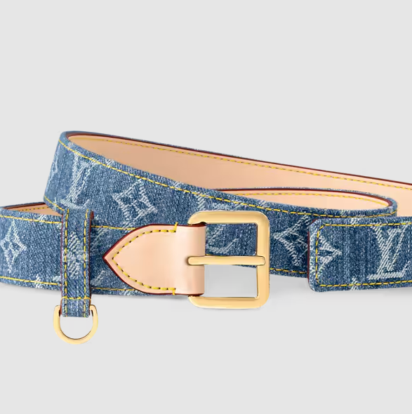Gürtel D-Ring Ard 30 mm Denim Blau Damen