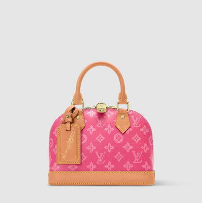 Alma BB Rosa Ruban Monogram Originalfoto 1
