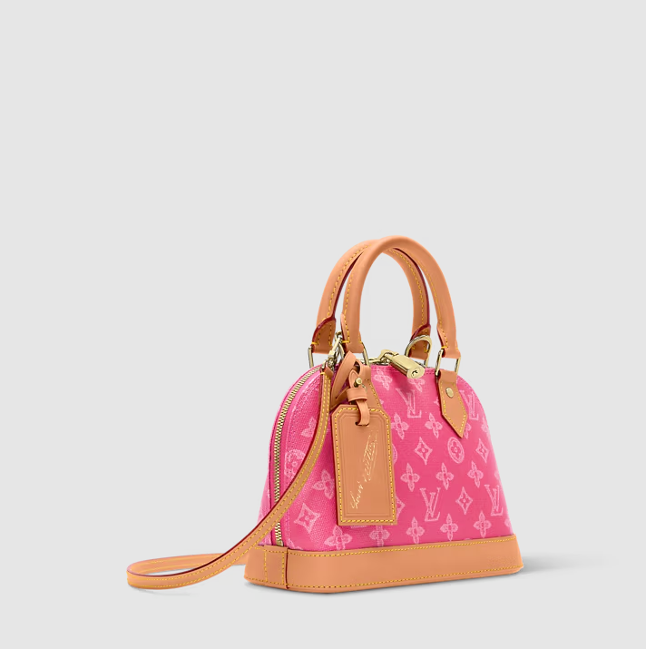 Alma BB Rosa Ruban Monogram Originalfoto 2
