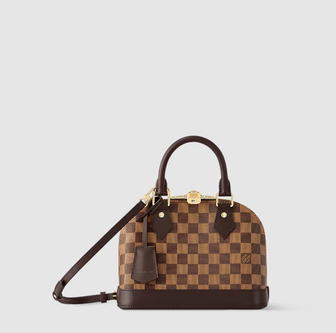 Alma BB Canvas Damier Ébène Braun Originalfoto 1