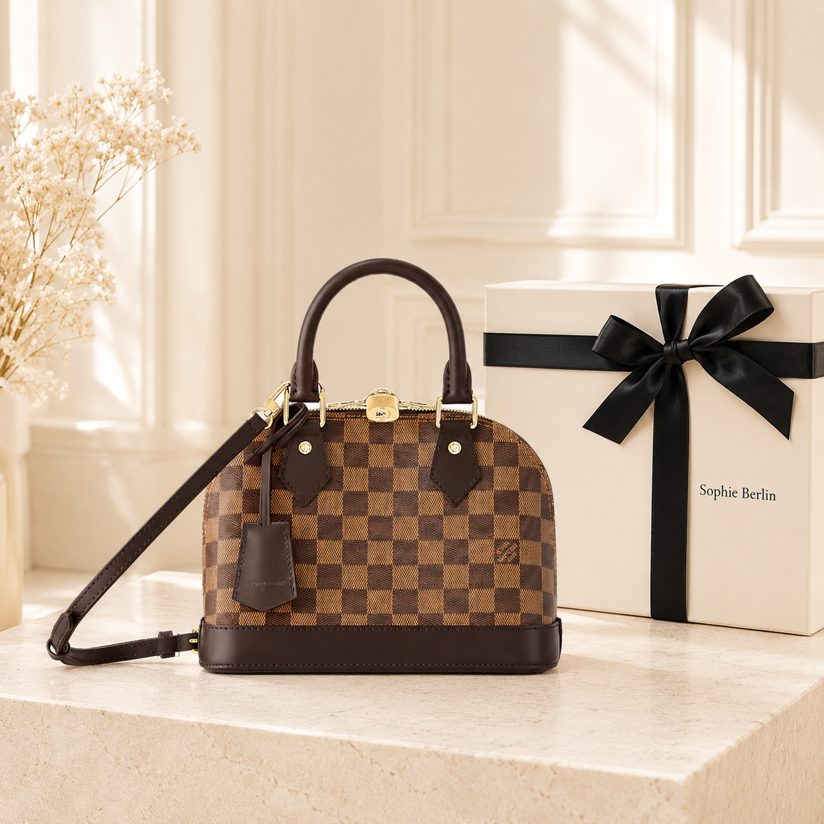 Alma BB Canvas Damier Ébène Braun Luxus-Profilfoto