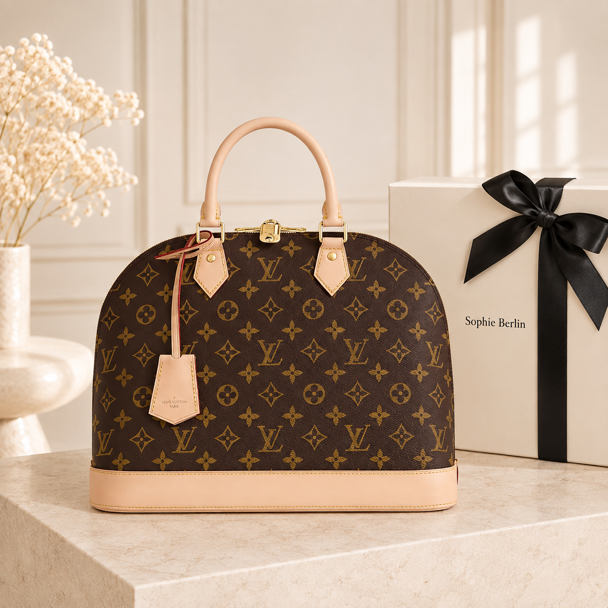 Alma MM Canvas Monogram Luxus-Profilfoto