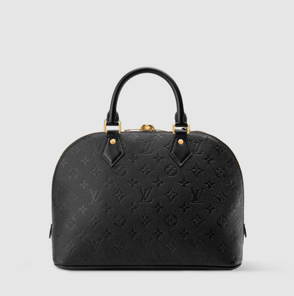 Alma PM Leder Monogram Empreinte Schwarz Originalfoto 3