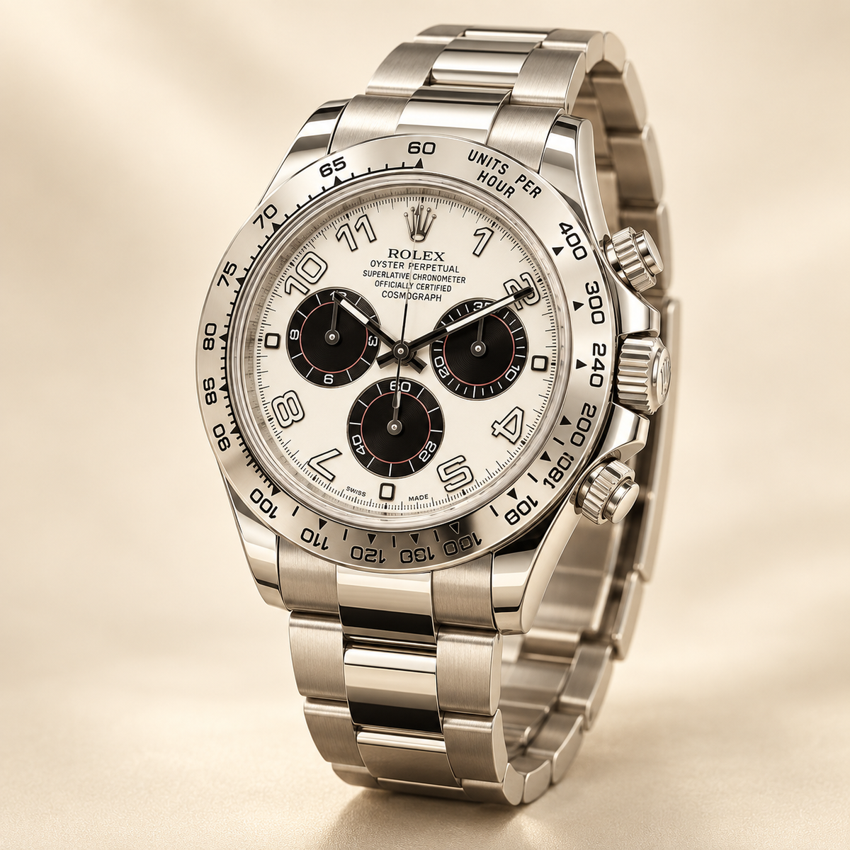 Alvario Herren-Chronograph, Seitenansicht
