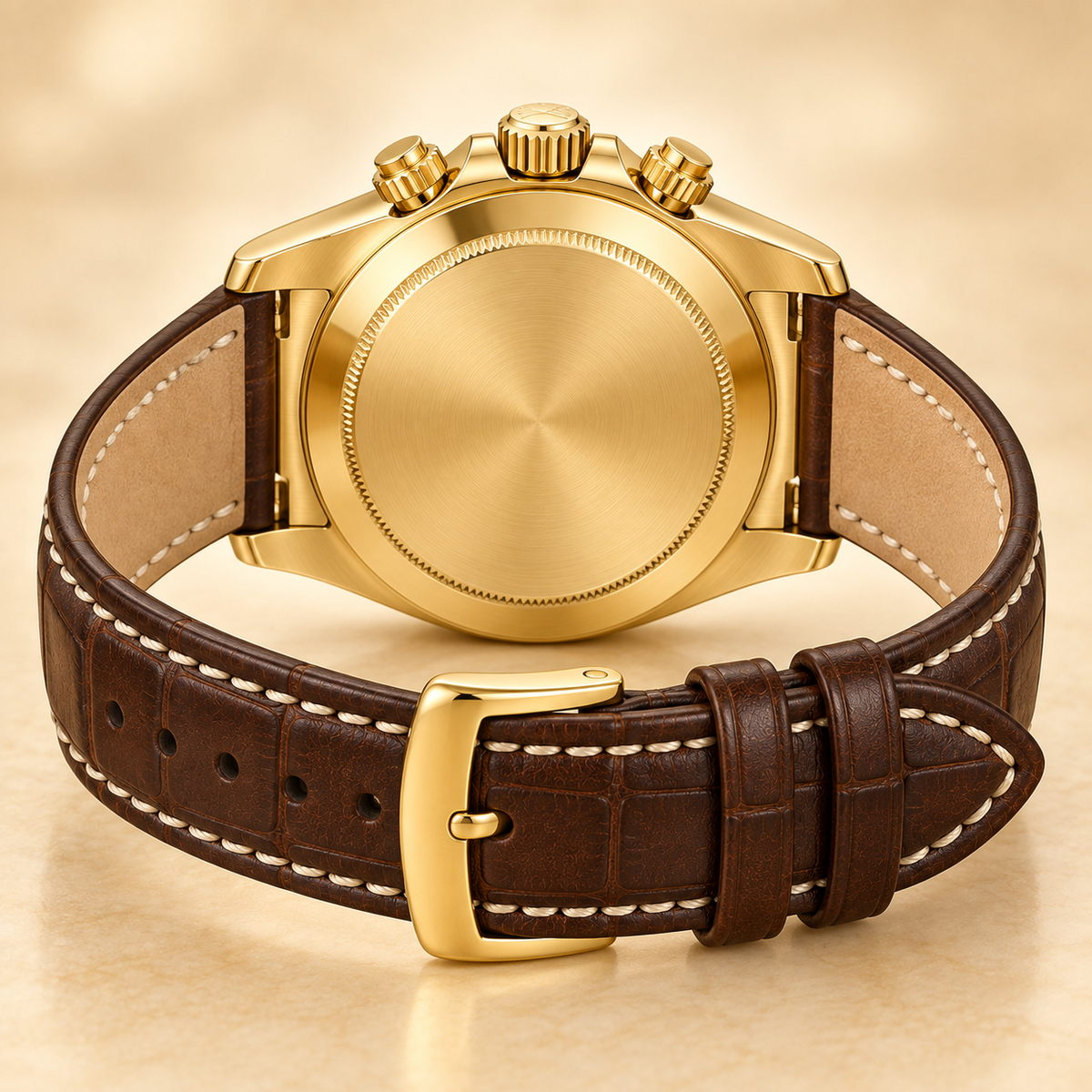 Auremont Herren-Chronograph 40 mm Rückansicht