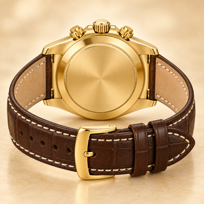 Auremont Herren-Chronograph 40 mm Rückansicht