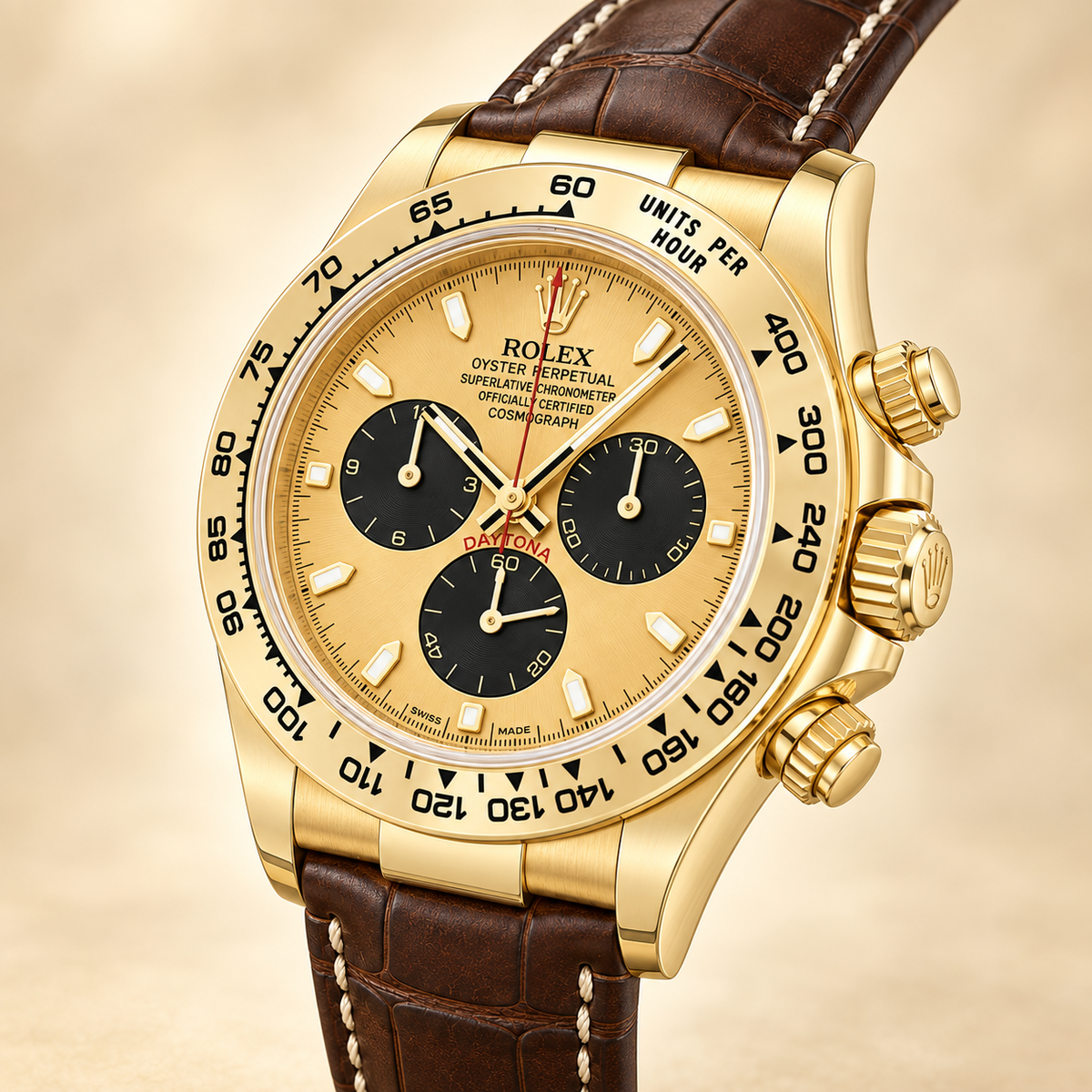 Auremont Herren-Chronograph 40 mm Seitenansicht