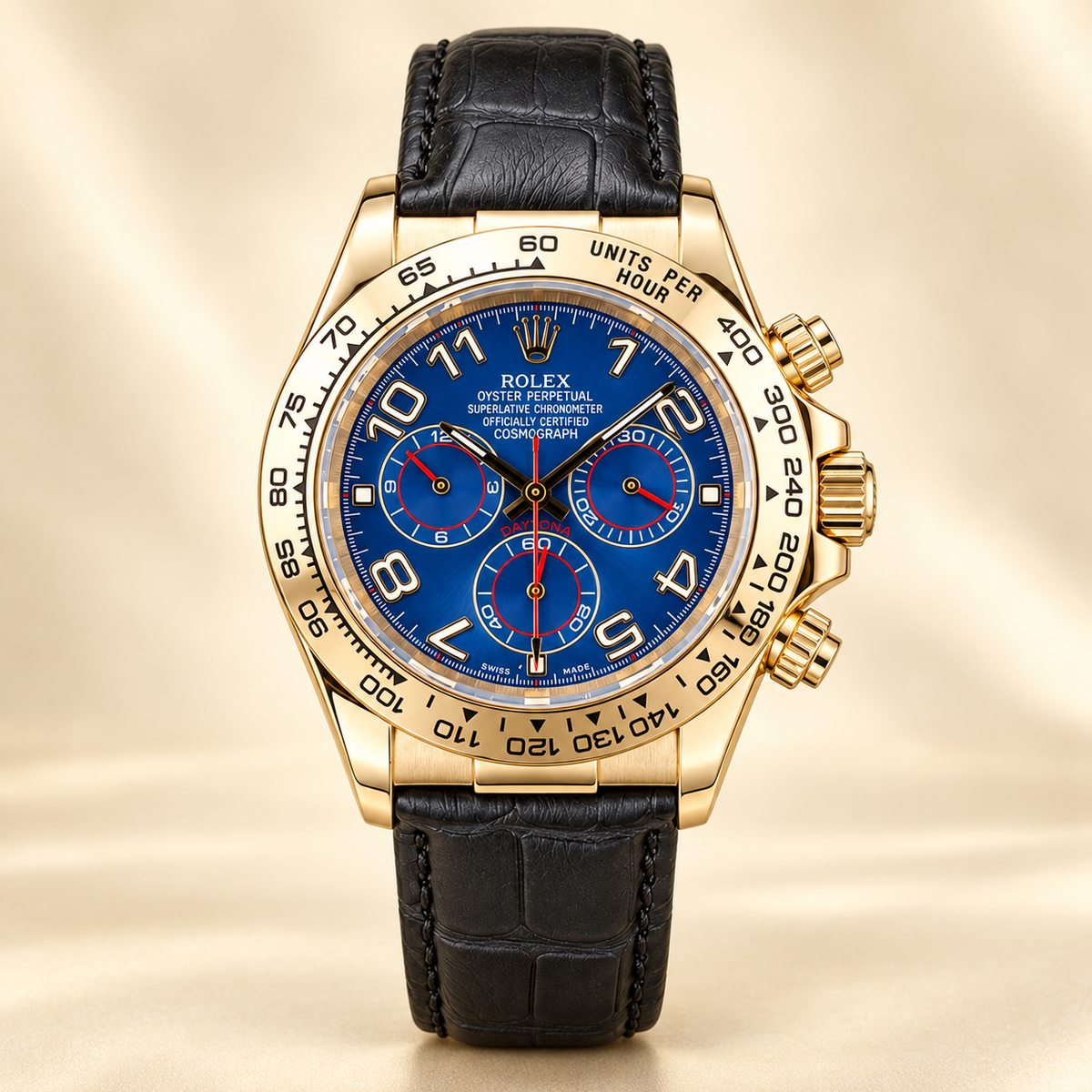 Azurano Herren-Chronograph 39 mm Vorderansicht