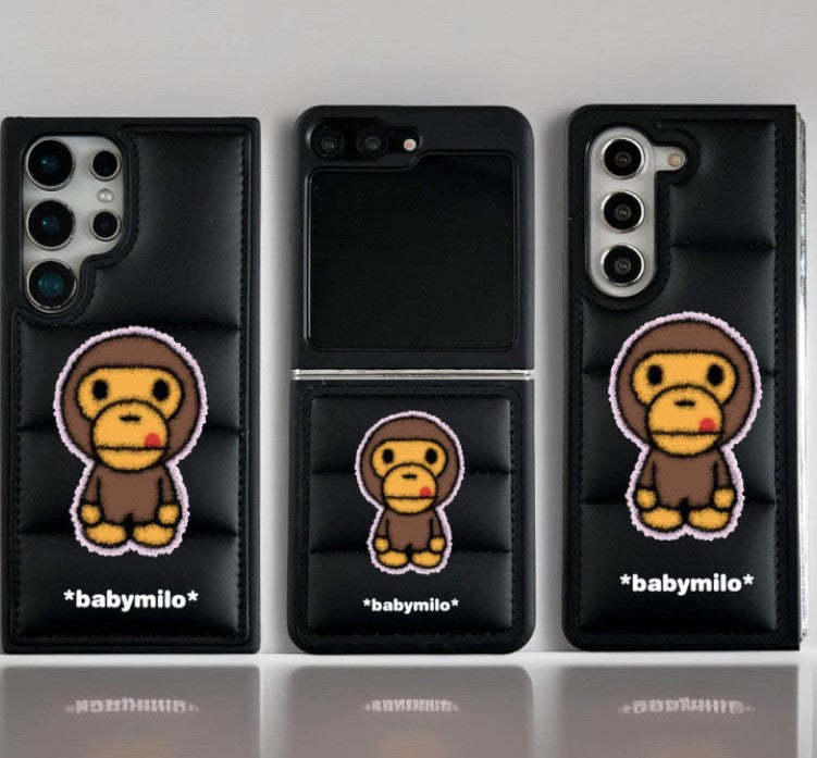Baby-Affen-Handyhülle für Samsung Galaxy, Fold und Flip – Originalansicht 1