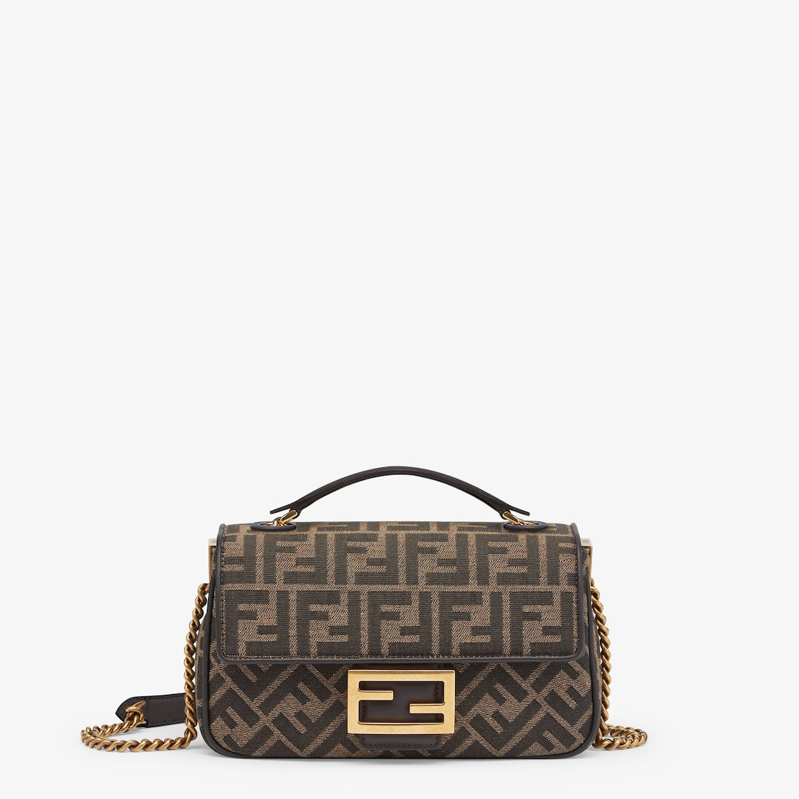 Baguette Chain Midi Jacquard Braun