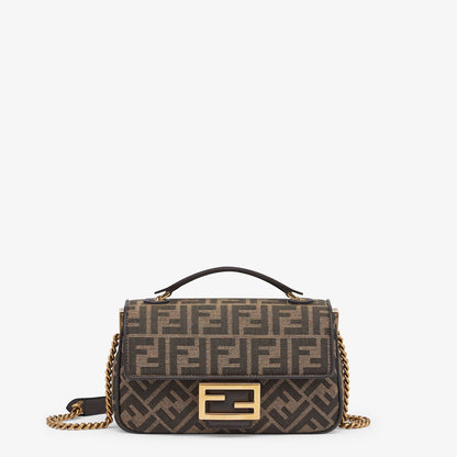 Baguette Chain Midi Jacquard Braun