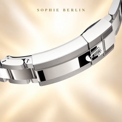 Maritime Herrenuhr – Blau & Weiß – Detail von Armband und Schließe – Sophie Berlin