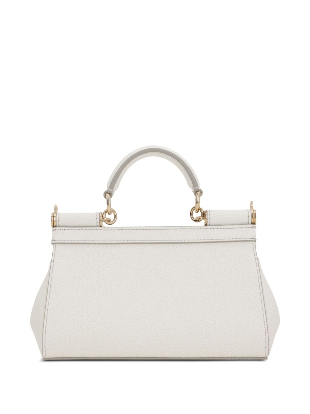 Tasche Sicilia in Leder bianca – Originalfoto 2