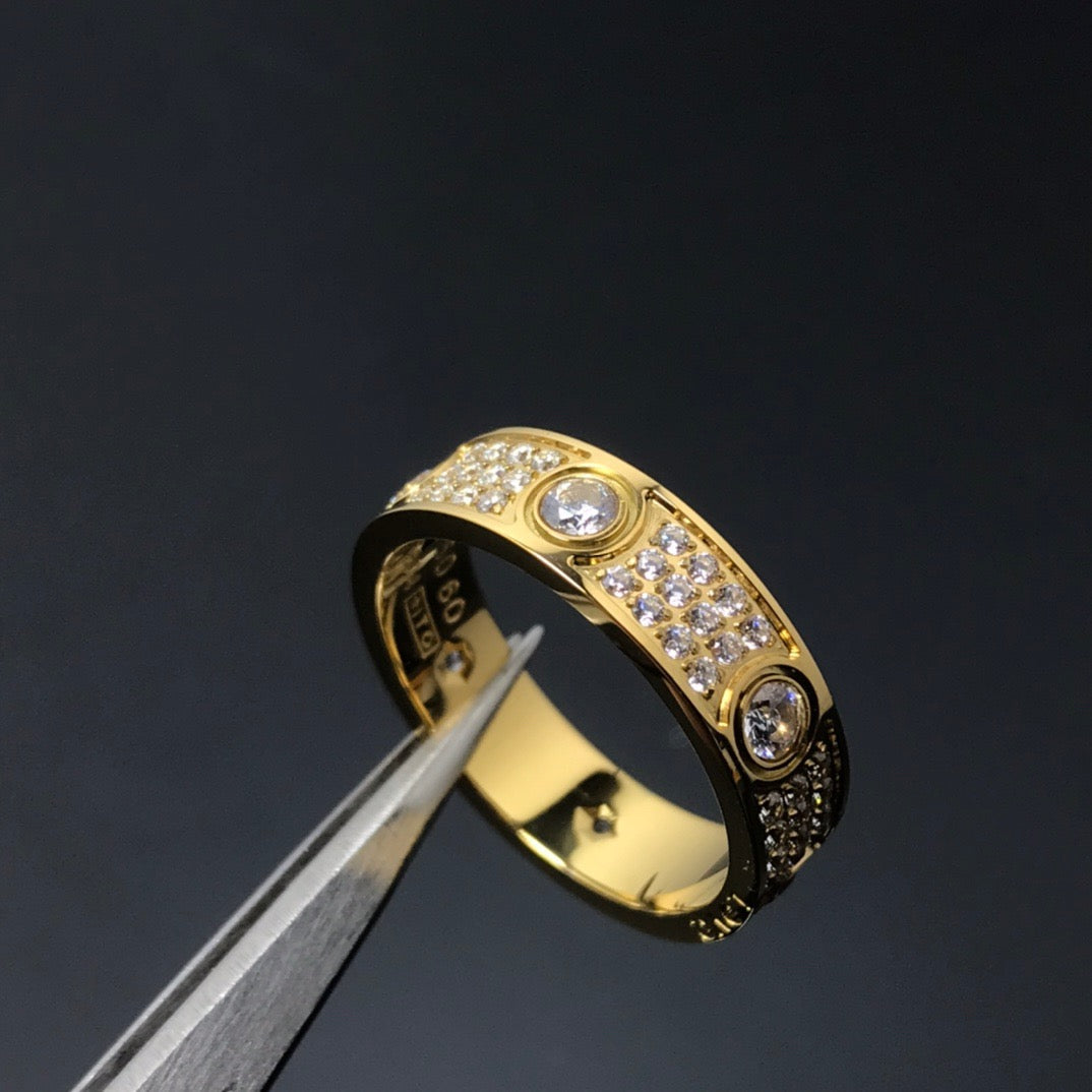 Profilbild Gold Diamond Love Ring
