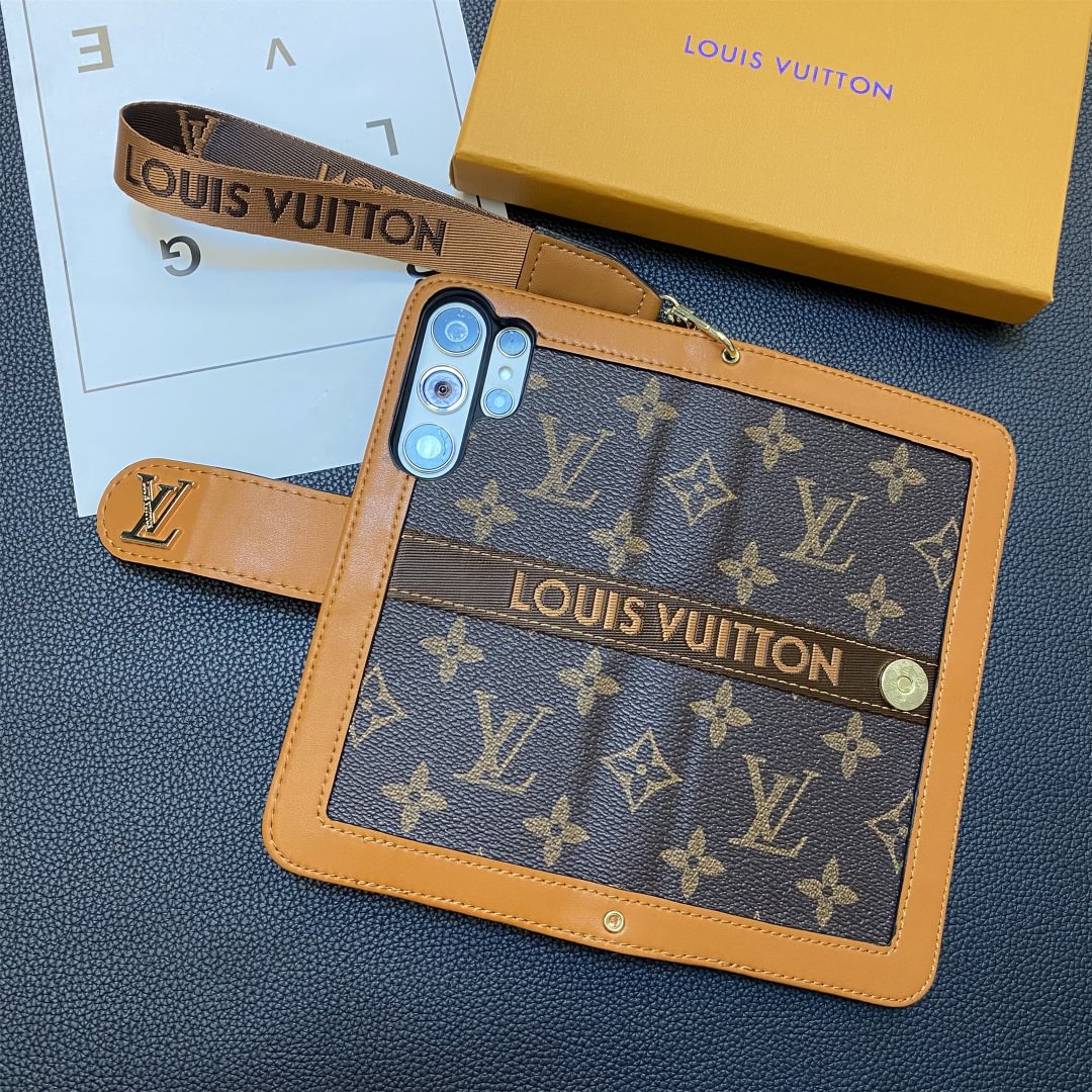 Monogramm-Wallet-Handyhülle mit Kartenhalter für Samsung Galaxy – Originalansicht 10