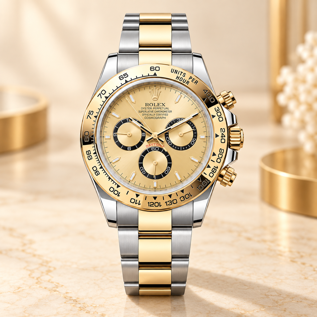 Champalor Herren-Chronograph Frontansicht