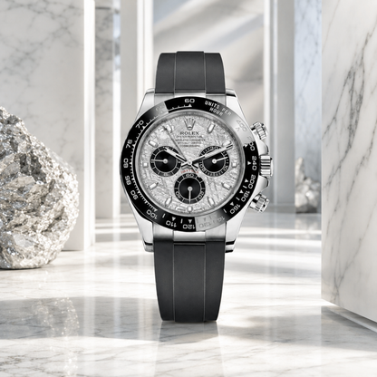 Cosmograph Daytona 116519LN "Meteorite Dial" – luxuriöse Produktaufnahme