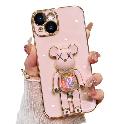 3D-Glitzer Candy Bear iPhone-Hülle