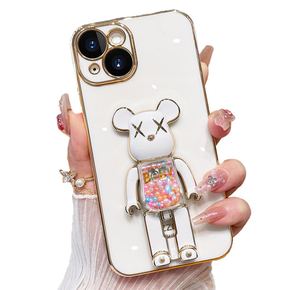 3D-Glitzer Candy Bear iPhone-Hülle