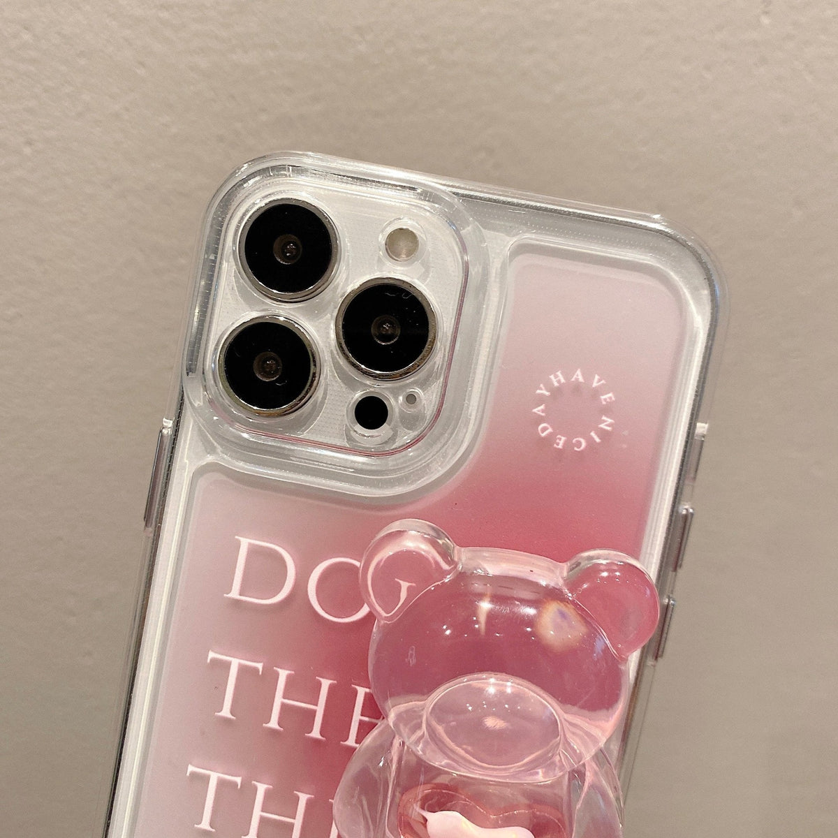 Liebe 3D-Teddybär iPhone-Hülle