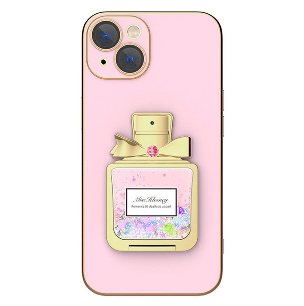 3D-Glitzer-Parfümflasche iPhone-Hülle
