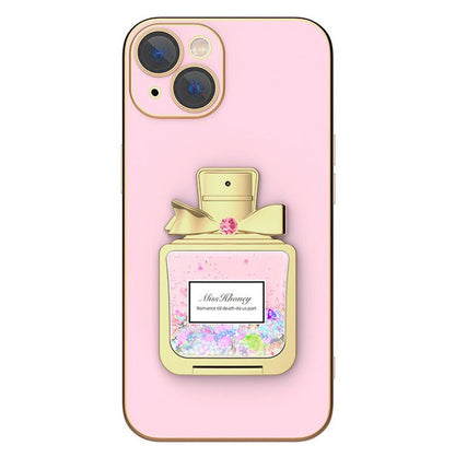 3D-Glitzer-Parfümflasche iPhone-Hülle