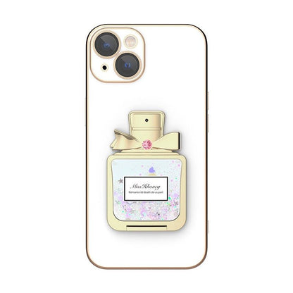3D-Glitzer-Parfümflasche iPhone-Hülle