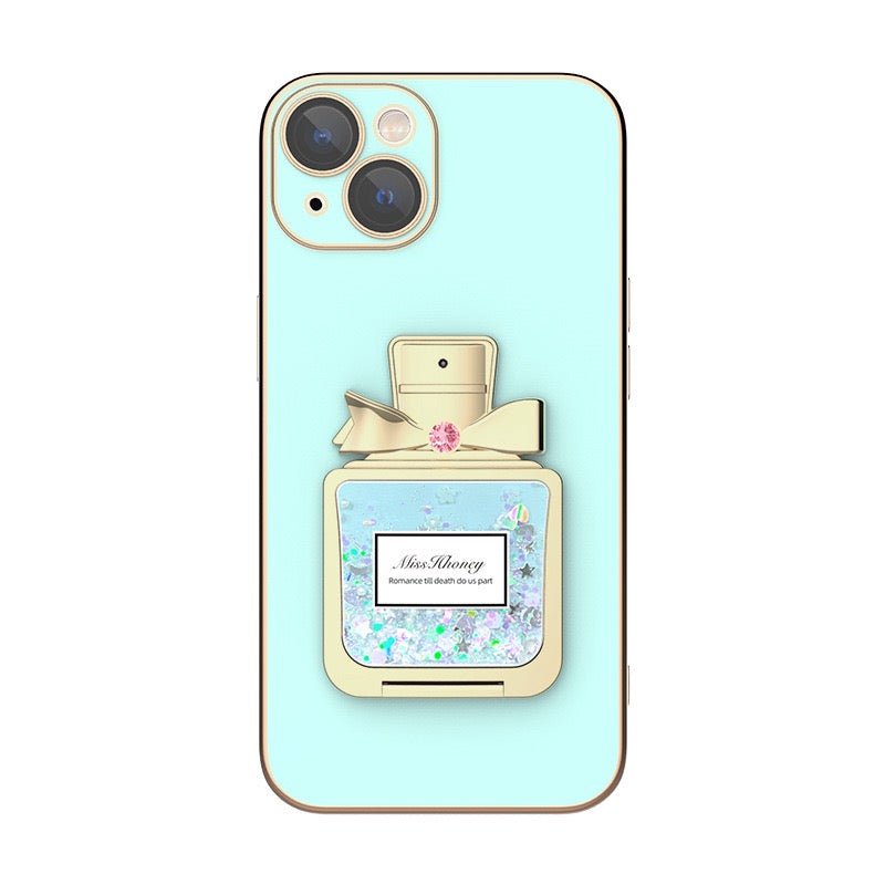 3D-Glitzer-Parfümflasche iPhone-Hülle
