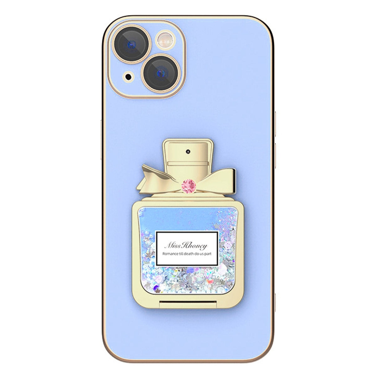3D-Glitzer-Parfümflasche iPhone-Hülle