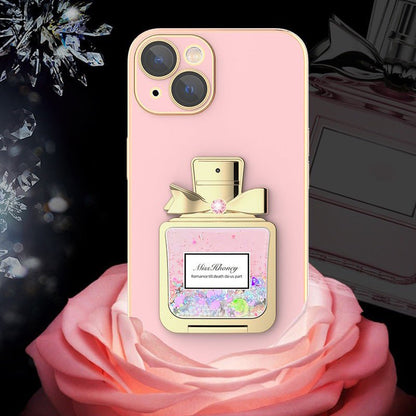 3D-Glitzer-Parfümflasche iPhone-Hülle