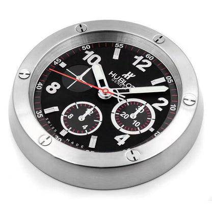 Hublot Big Bang Wanduhr – Silber & Schwarz – Ansicht 2