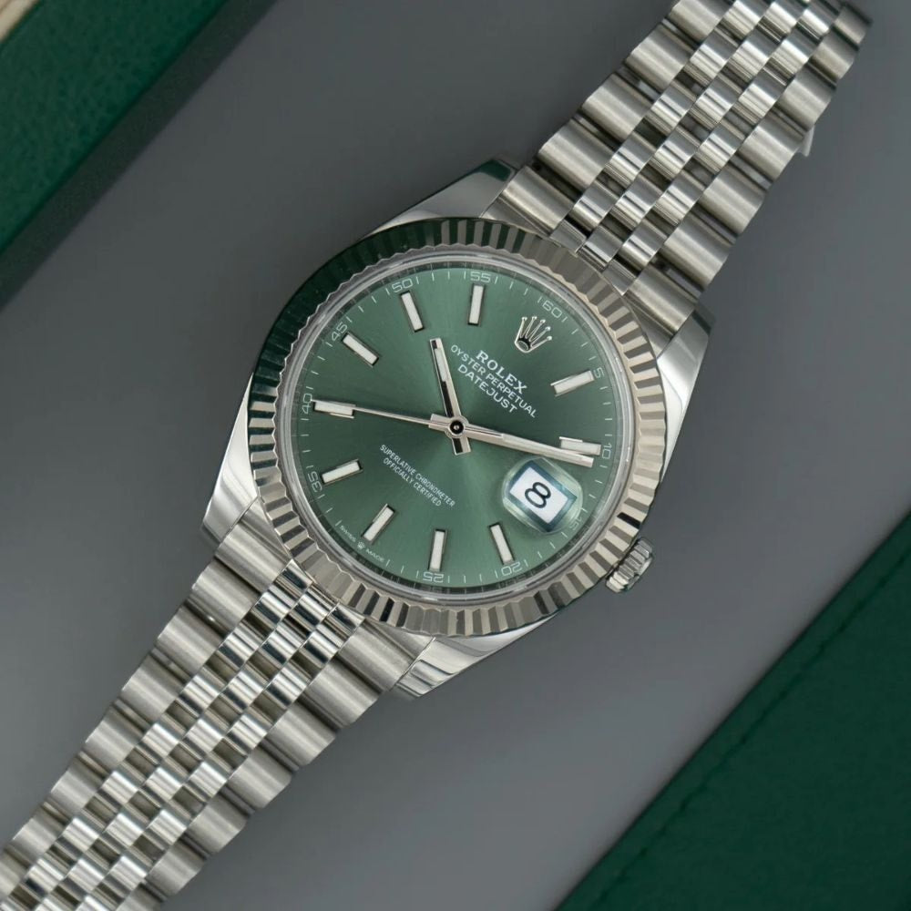 Classic Green Dial Jubilee Bracelet 41mm – Produktansicht 4