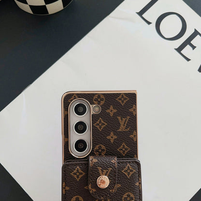 Monogramm-Crossbody-Kartenhülle für Samsung Z Fold – Originalansicht 8
