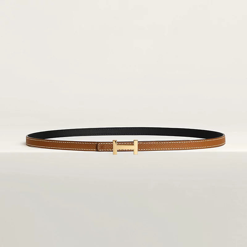 Wendbarer Focus-Damengürtel 13 mm – Schwarz/Gold – Ansicht 2