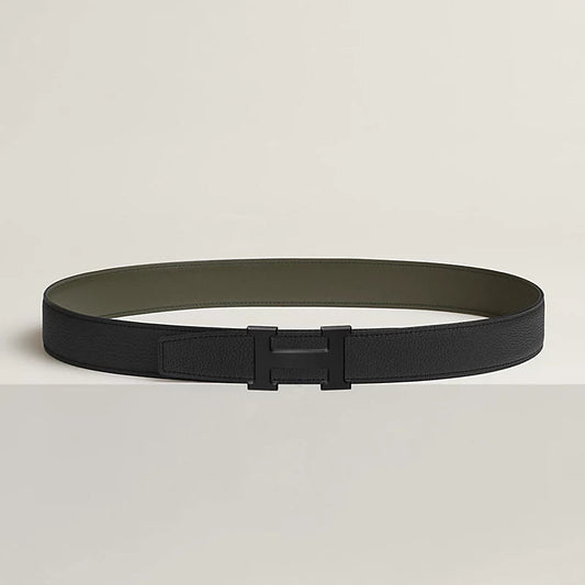 Wendbarer H-Damengürtel 32 mm – Grün/Schwarz – Ansicht 1