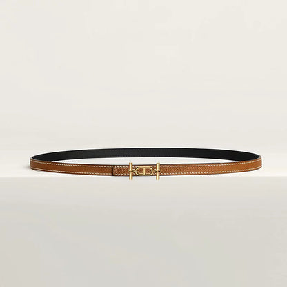 Wendbarer Ancre-Damengürtel 13 mm – Schwarz/Gold – Ansicht 2