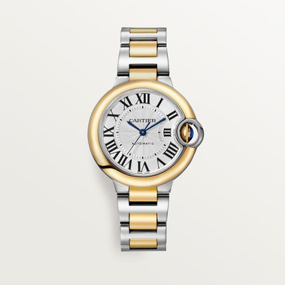 Ballon Bleu Damenuhr in Silber und Gold