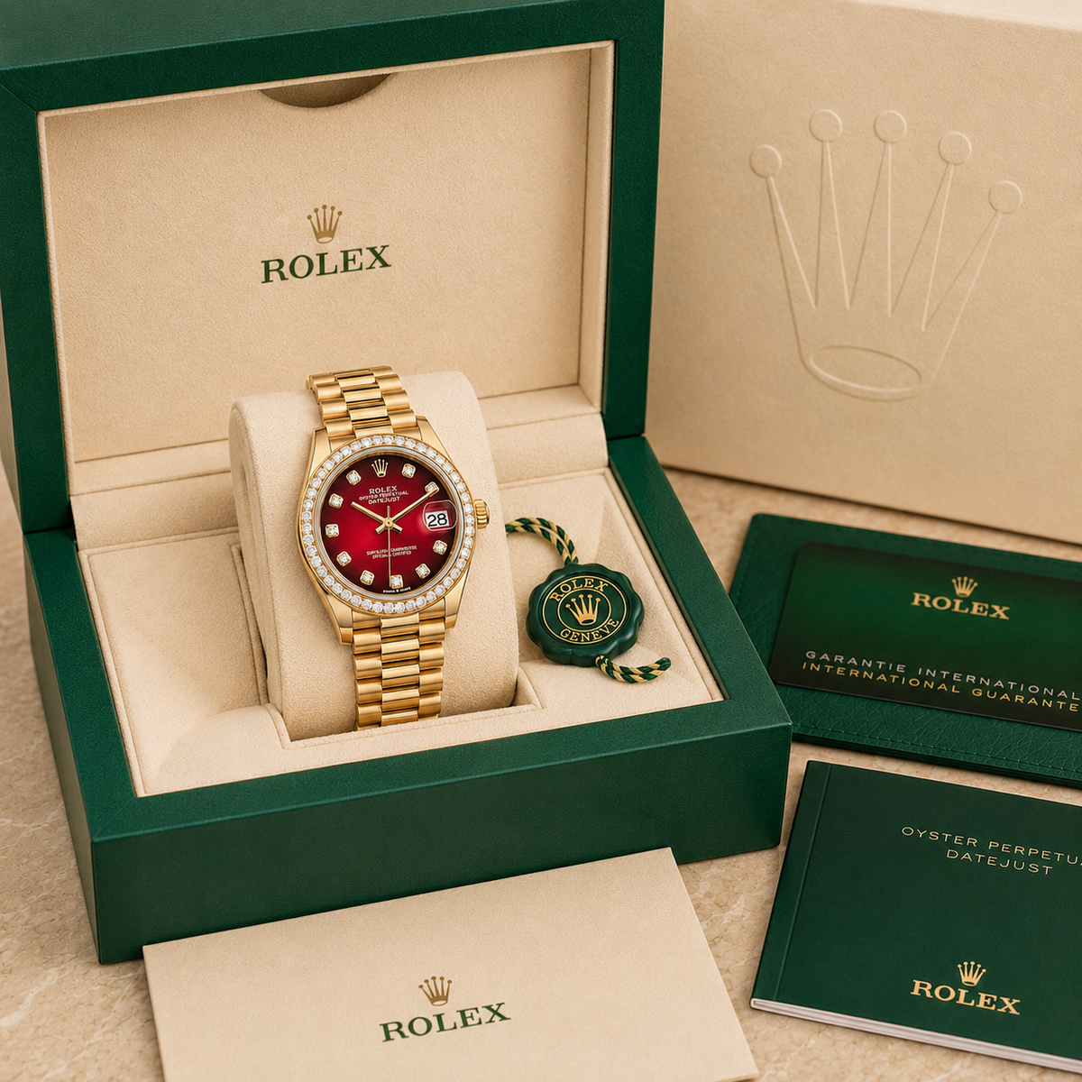 Classic 278288RBR complete set met doos en certificaten