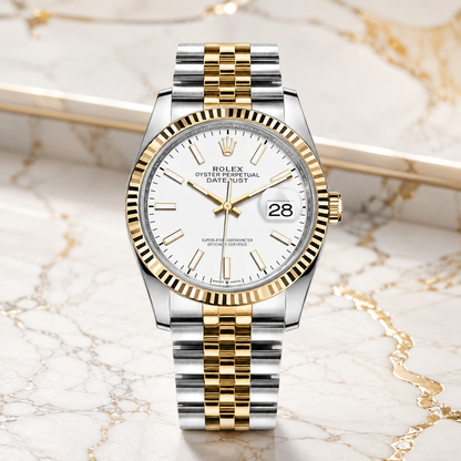 Classic Jubilee Bracelet 36mm 126233 – luxuriöse Produktaufnahme