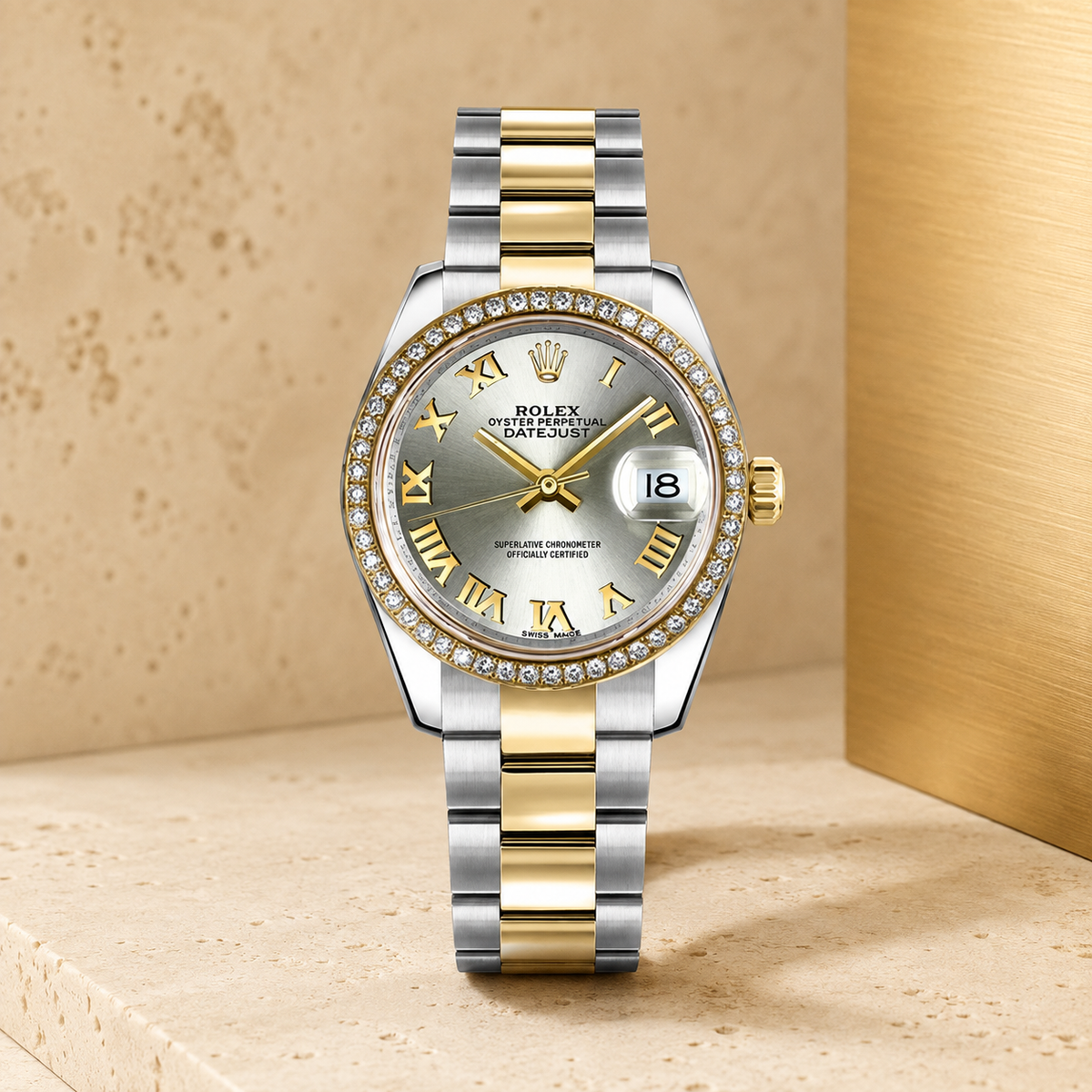 Classic Ladies Diamond 31mm – luxuriöse Produktaufnahme