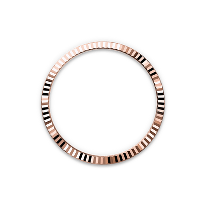 Day-Date 36 referentie 128235 – geribbelde lunette en kastdetail