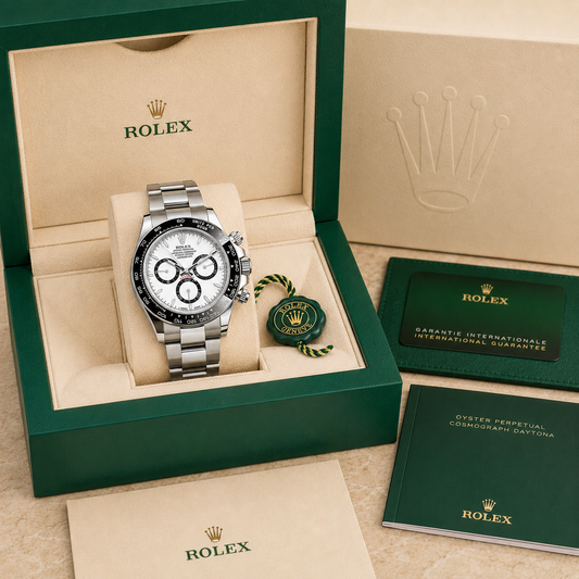 Daytona 126500LN "Ceramic Bezel" complete set met doos en certificaten