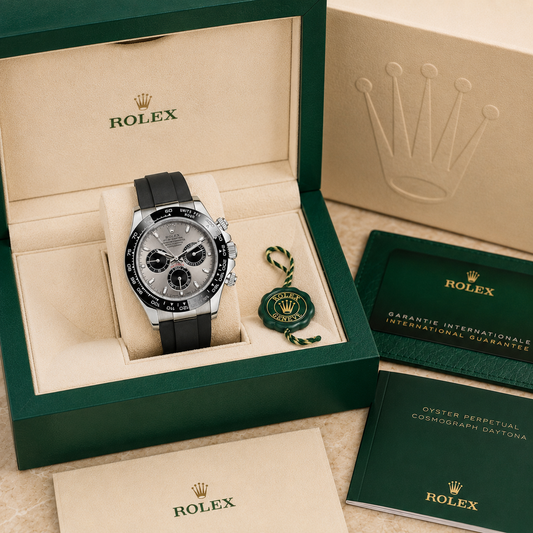Daytona Silver Black 116506 complete set met doos en certificaten