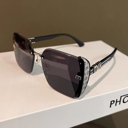 Elegante Oversize-HD-Sonnenbrille – Ansicht 2