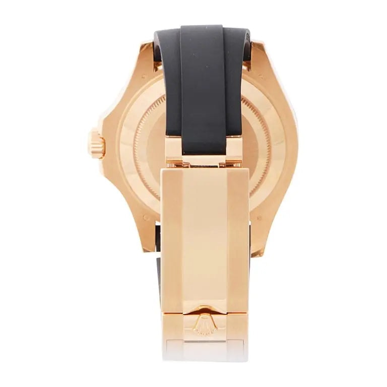 Yacht-Master 42 Gold Black Oysterflex – Produktansicht 4
